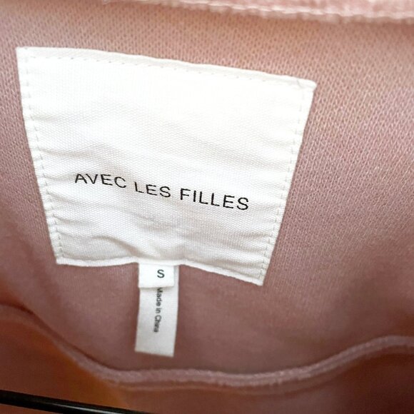 Anthropologie AVEC LES FILLES Blush Melange Shacket, Size Small - Picture 4 of 6